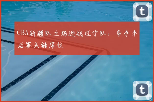 CBA新疆队主场迎战辽宁队，争夺季后赛关键席位